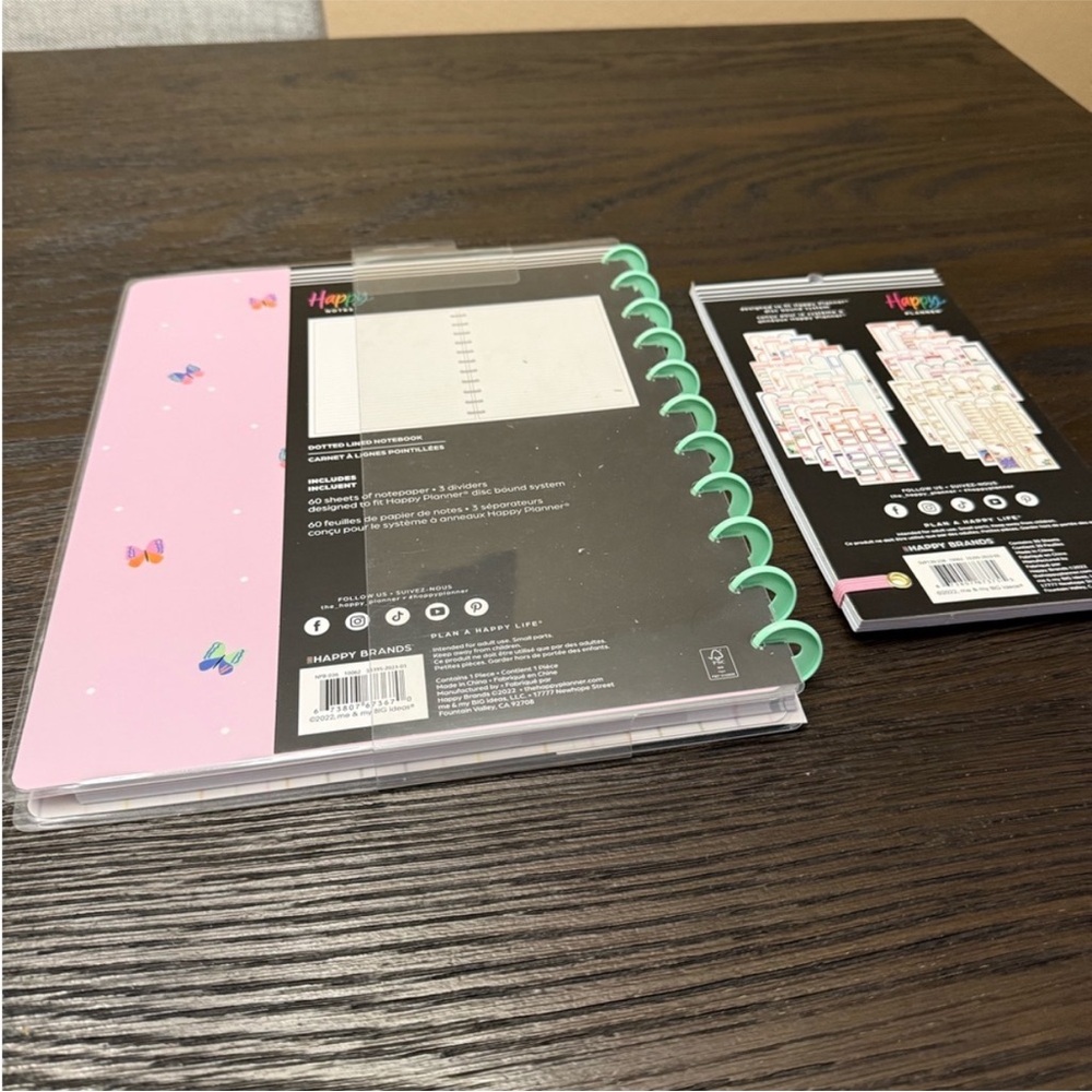 Happy Planner Squad Goals Big Notebook and Sticker | NWT - Picture 2 of 9